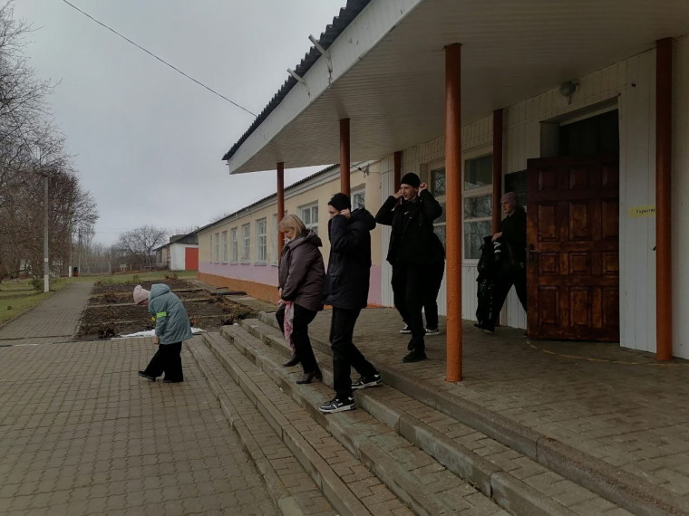 Тренировочные учения.